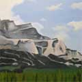 "Castle Mountain 2 of 2"   18x24   $250